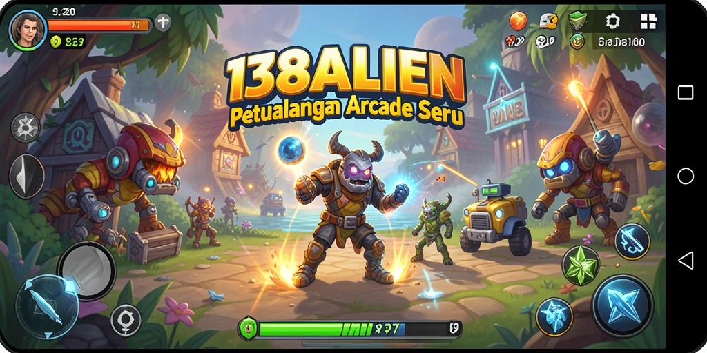 Tampilan gameplay 138ALIEN yang seru dan menantang di luar angkasa.
