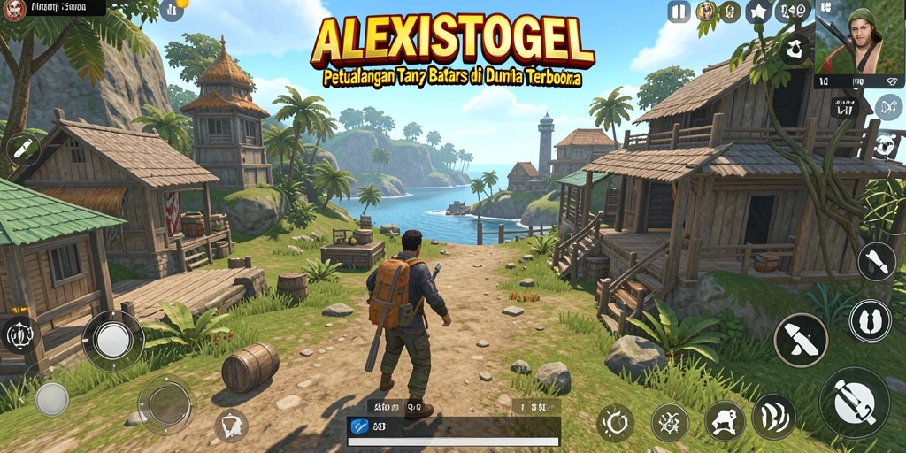 Tampilan gameplay ALEXISTOGEL di dunia terbuka yang menakjubkan.