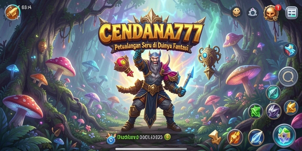 Tampilan gameplay seru dan menantang di CENDANA777.