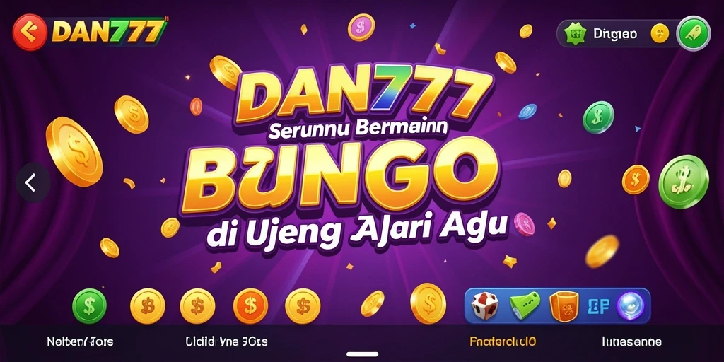 Tampilan permainan Bingo yang seru dan interaktif di DAN777.
