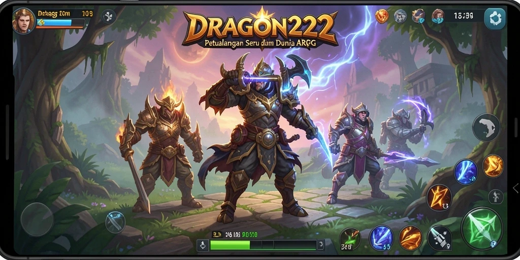 Screenshot gameplay DRAGON222 menampilkan pertarungan epik dan grafis yang menawan.