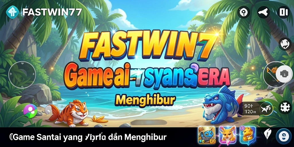 Tampilan gameplay seru dan penuh warna di FASTWIN77.