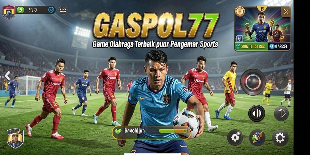 Gambar gameplay seru di GASPOL77 dalam aksi olahraga.