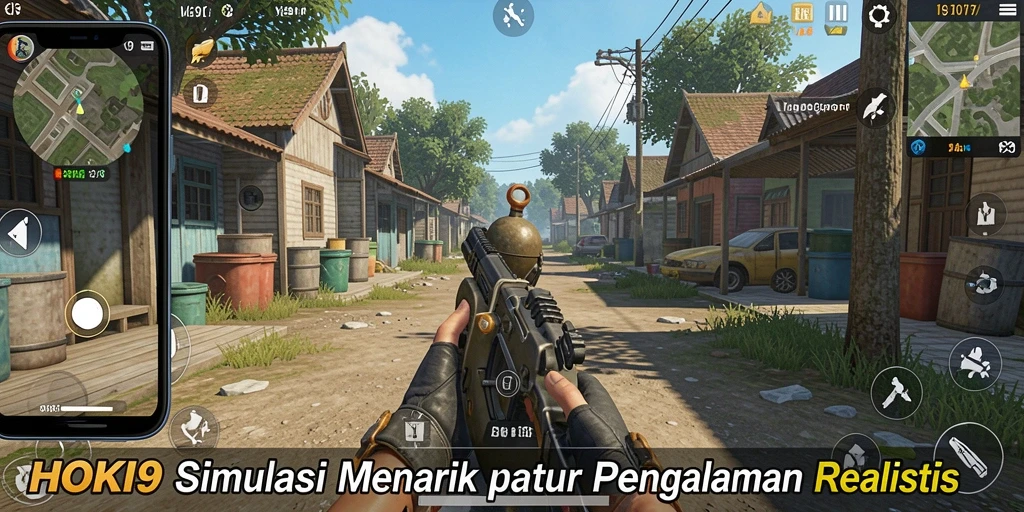 Tampilan gameplay HOKI9 dengan elemen simulasi yang menakjubkan.