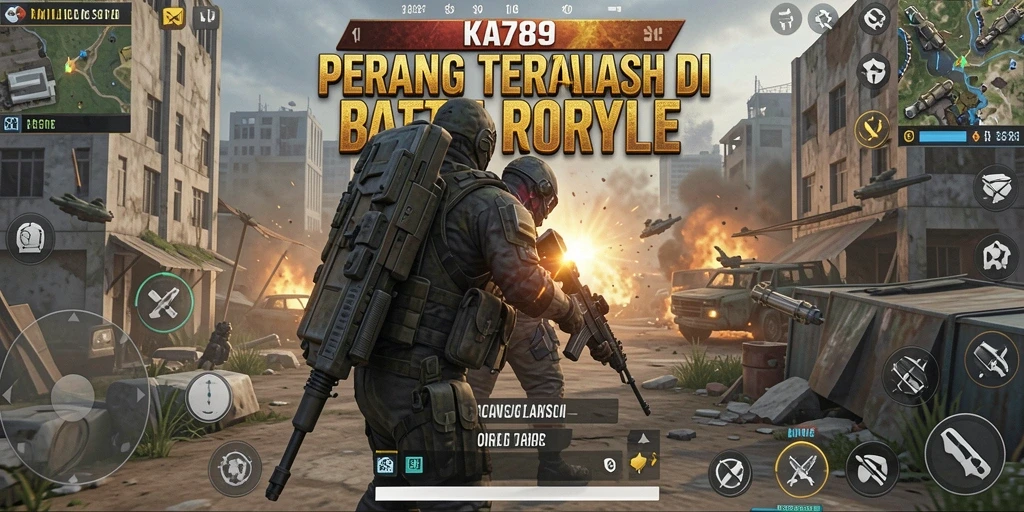 Gameplay intens KA789 dalam pertempuran Battle Royale yang menegangkan.