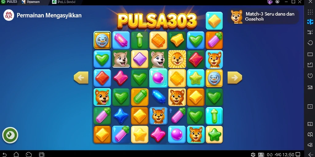 Screenshot gameplay PULSA303 yang memukau dan penuh warna.