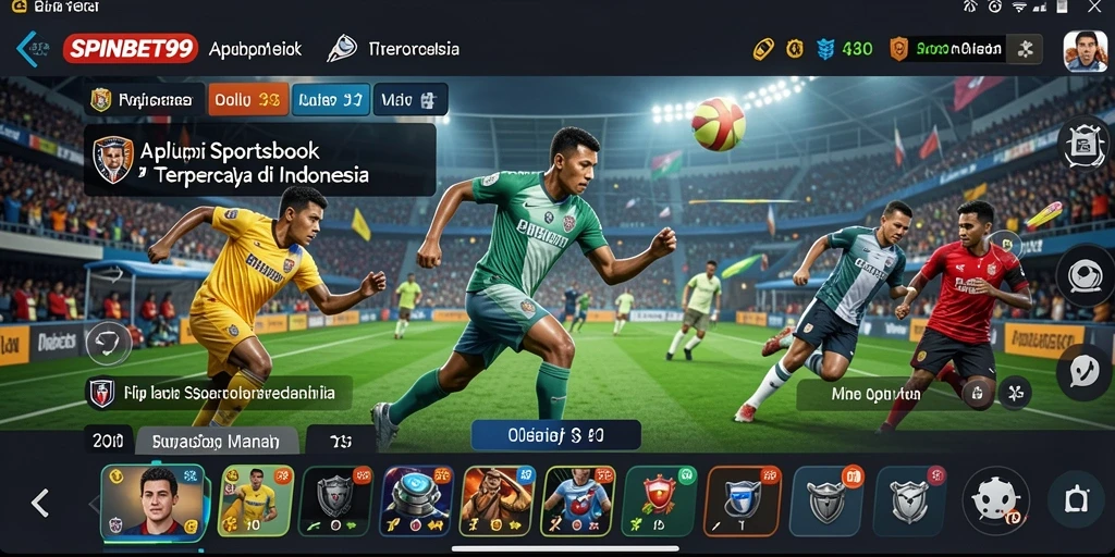 Tampilan menarik dari gameplay Sportsbook SPINBET99.